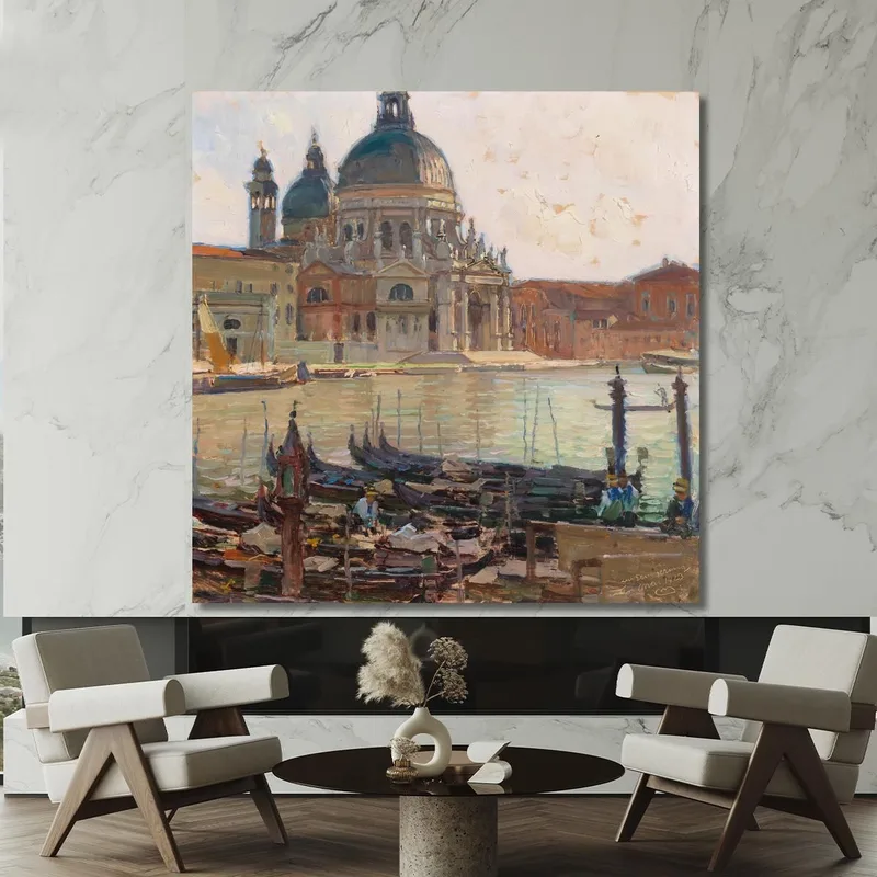 Santa Maria Della Salute Venice Carl Moll