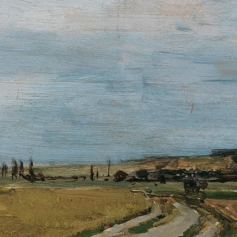 Étude D'Ambiance Du Soir À Michelhausen Plankenberg Carl Moll