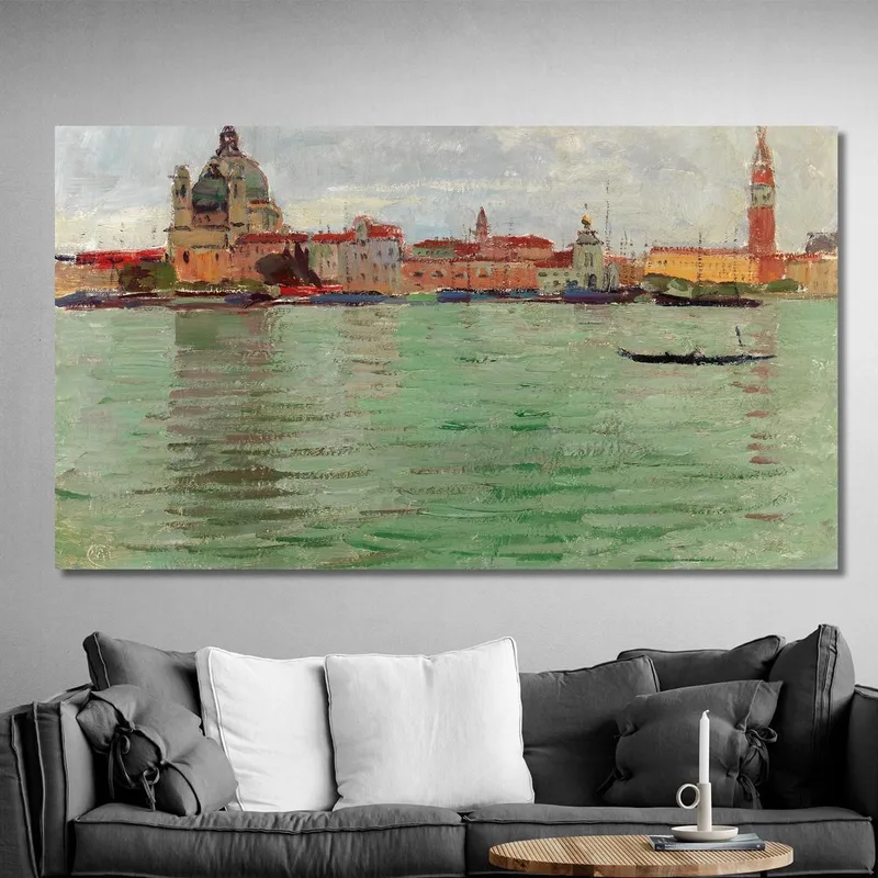 Venice – Santa Maria Della Salute And Campanile Di San Marco Carl Moll