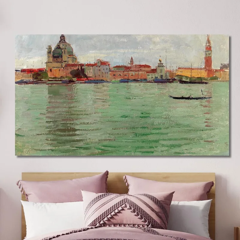 Venice – Santa Maria Della Salute And Campanile Di San Marco Carl Moll