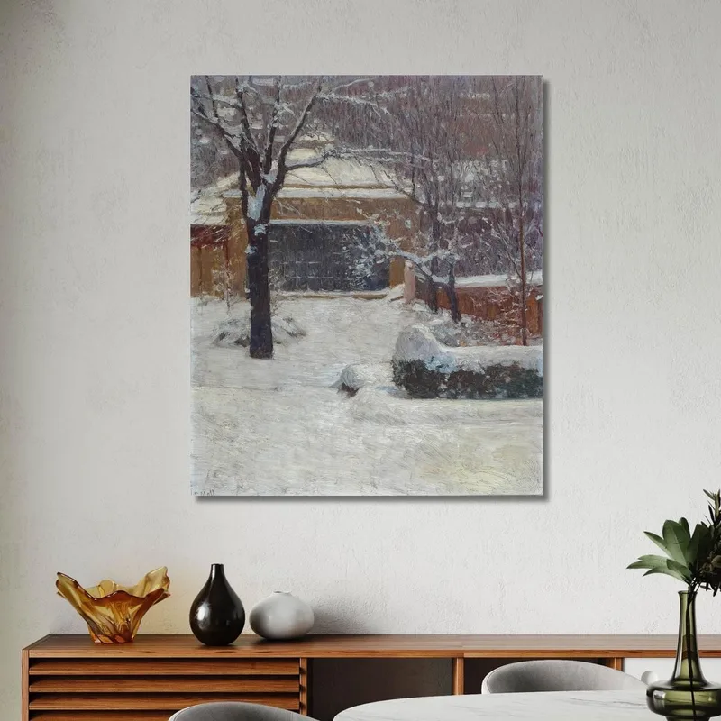 Invierno En Hohe Warte Jardines De Rothschild Carl Moll