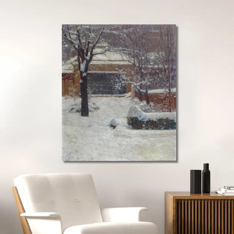 Invierno En Hohe Warte Jardines De Rothschild Carl Moll