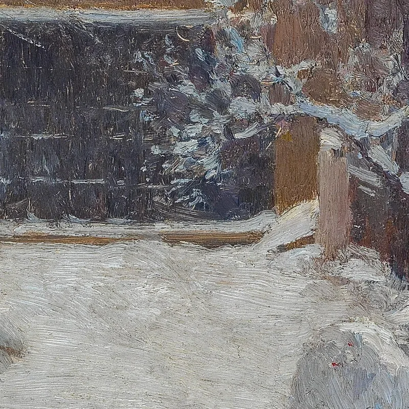 Invierno En Hohe Warte Jardines De Rothschild Carl Moll