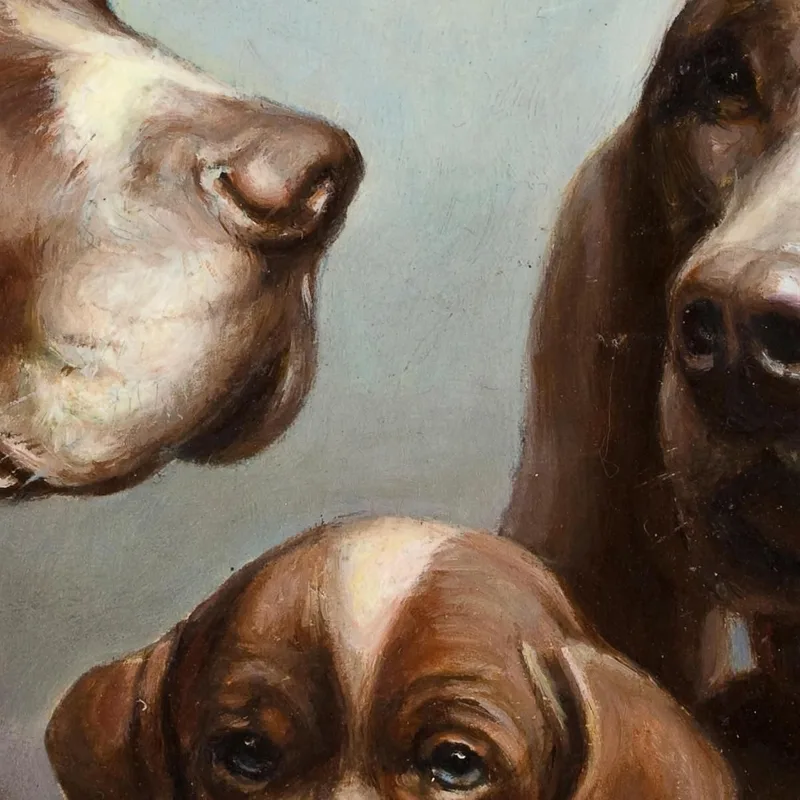 Family Of German Shorthaired Pointers Carl Reichert