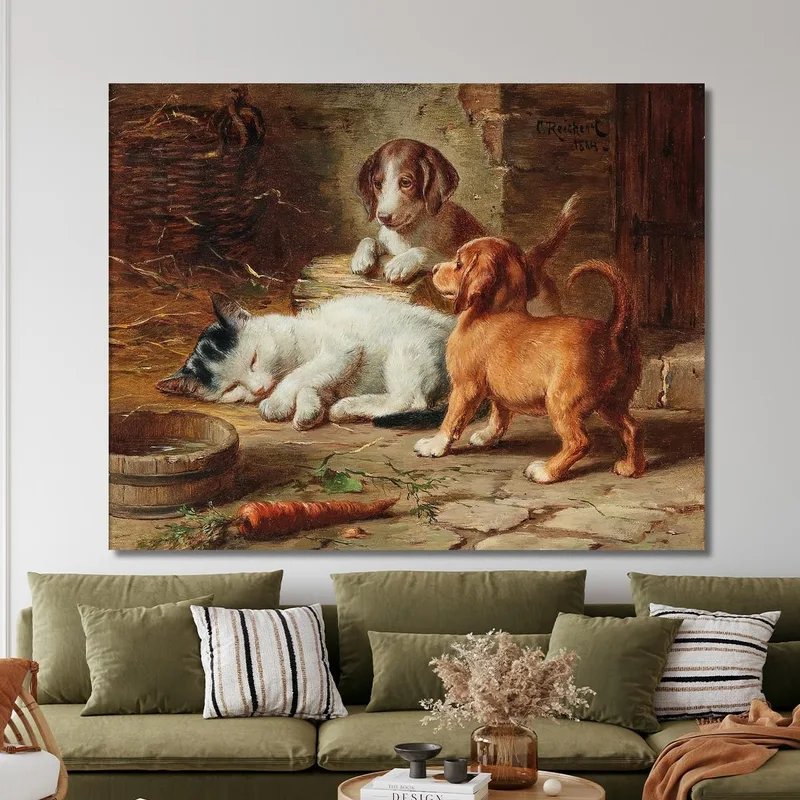 The Puppies Are Awake Carl Reichert