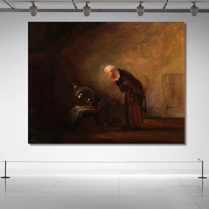 Der Alchemist Chemicus Carl Spitzweg