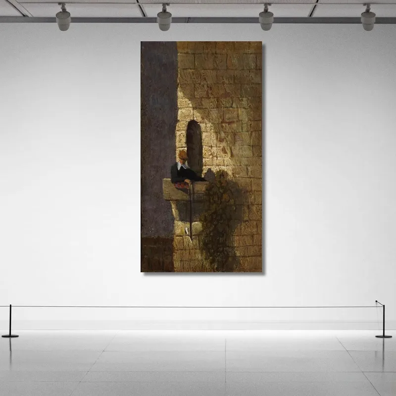 El Estudiante En El Centro De Detención. Carl Spitzweg