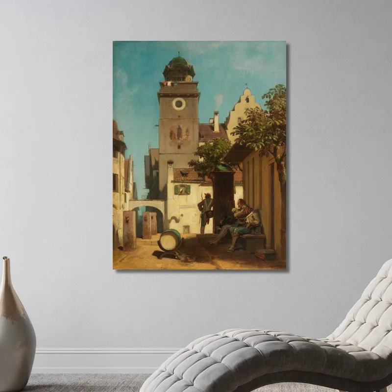 La Guardia De La Ciudad Carl Spitzweg