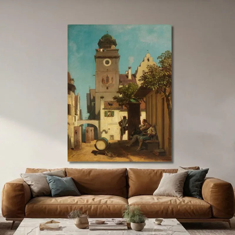 La Guardia De La Ciudad Carl Spitzweg