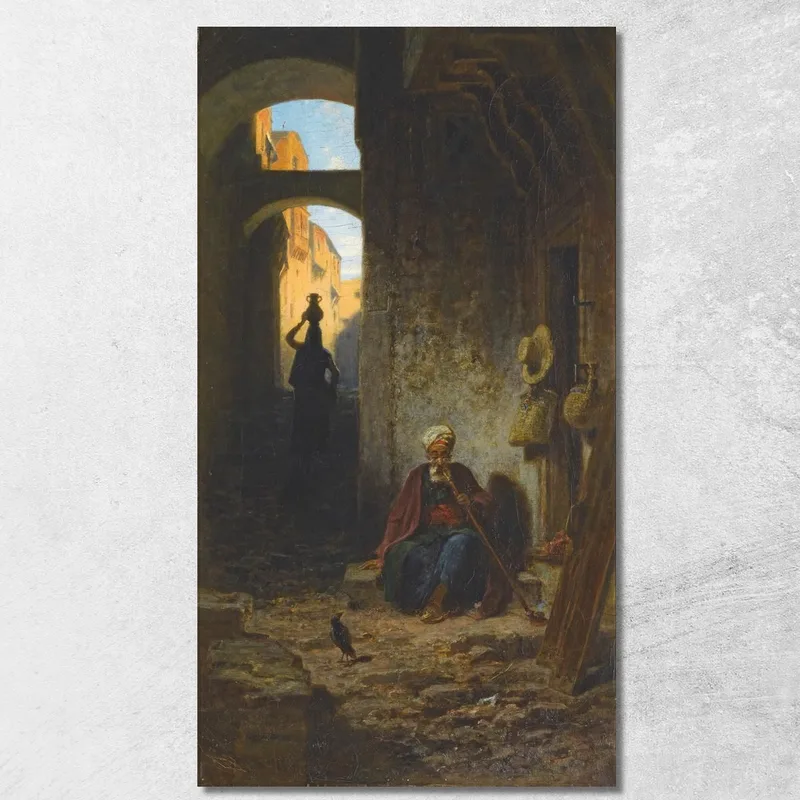 Hors De L'Orient Carl Spitzweg tableau impression sur toile