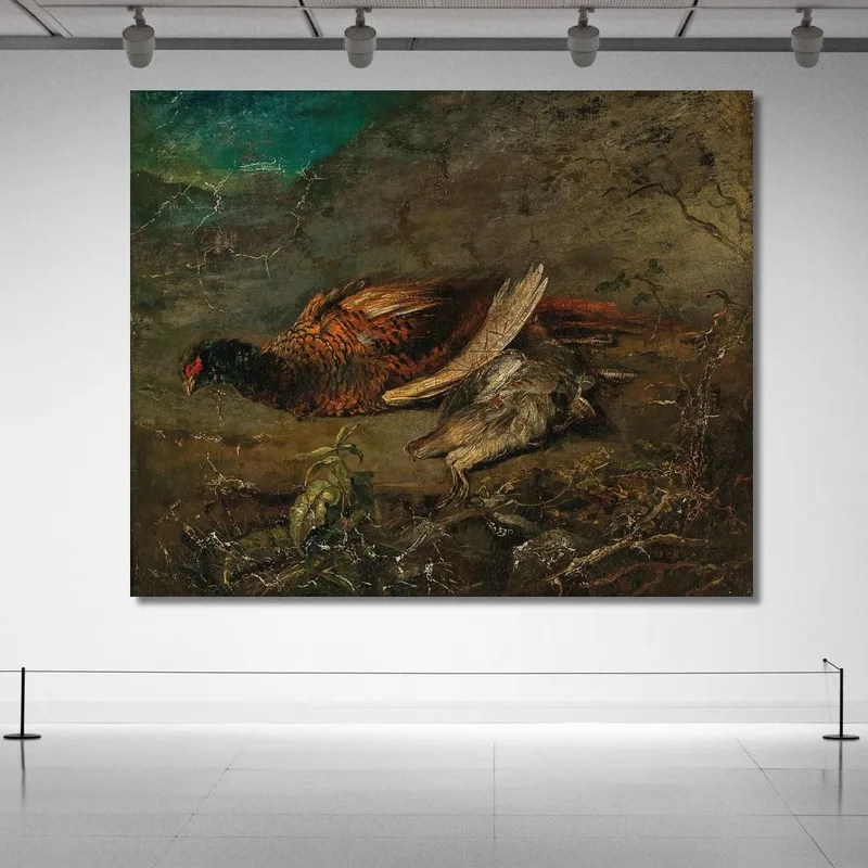 Natura Morta Con Fagiano E Beccaccino Carl Spitzweg