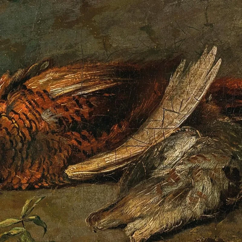 Natura Morta Con Fagiano E Beccaccino Carl Spitzweg