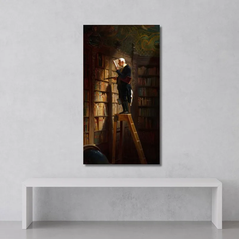 Der Bücherwurm Carl Spitzweg