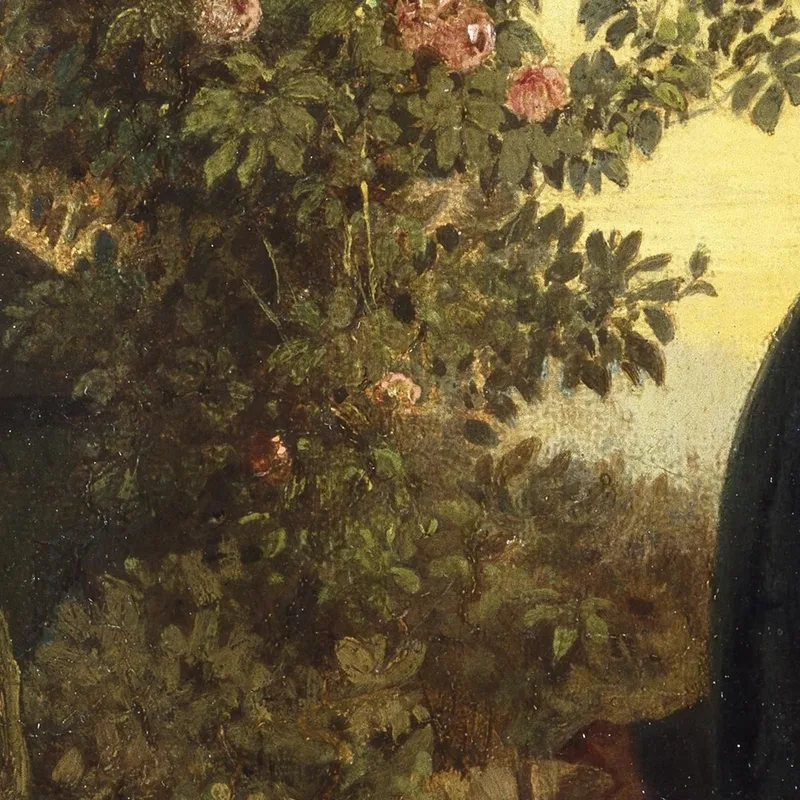 L'Amante Delle Rose Carl Spitzweg