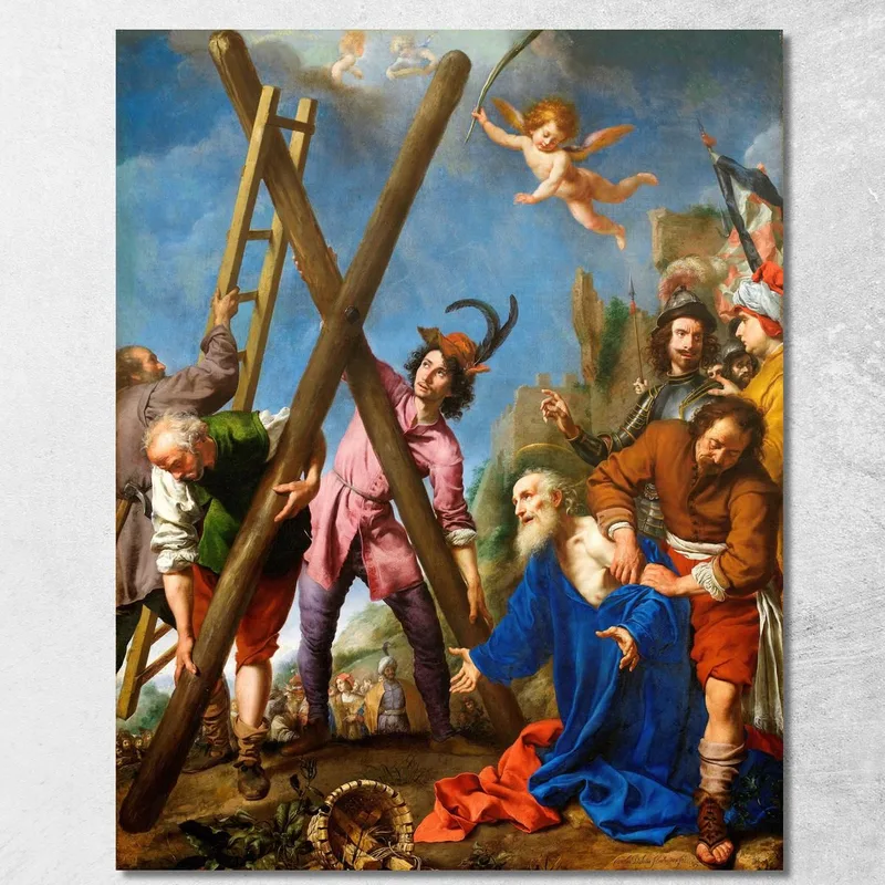 Sant'Andrea Che Prega Prima Del Martirio Carlo Dolci quadro stampa su tela