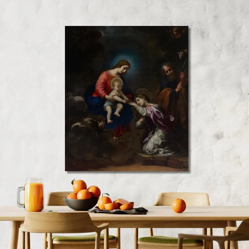 Die Mystische Hochzeit Der Heiligen Katharina Von Alexandria Carlo Dolci