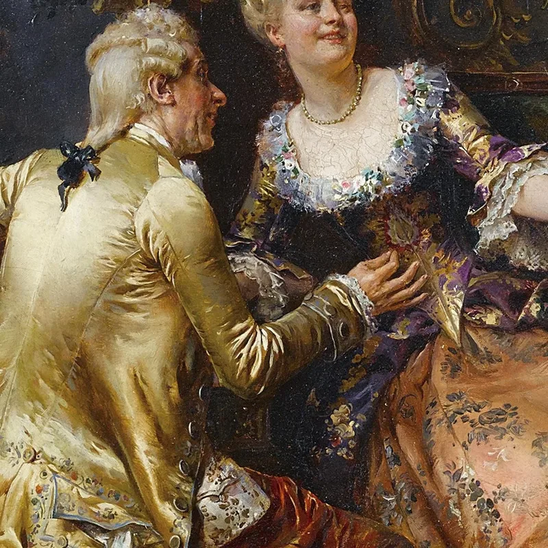 Her Drawing Master'S Critique Cesare Auguste Detti