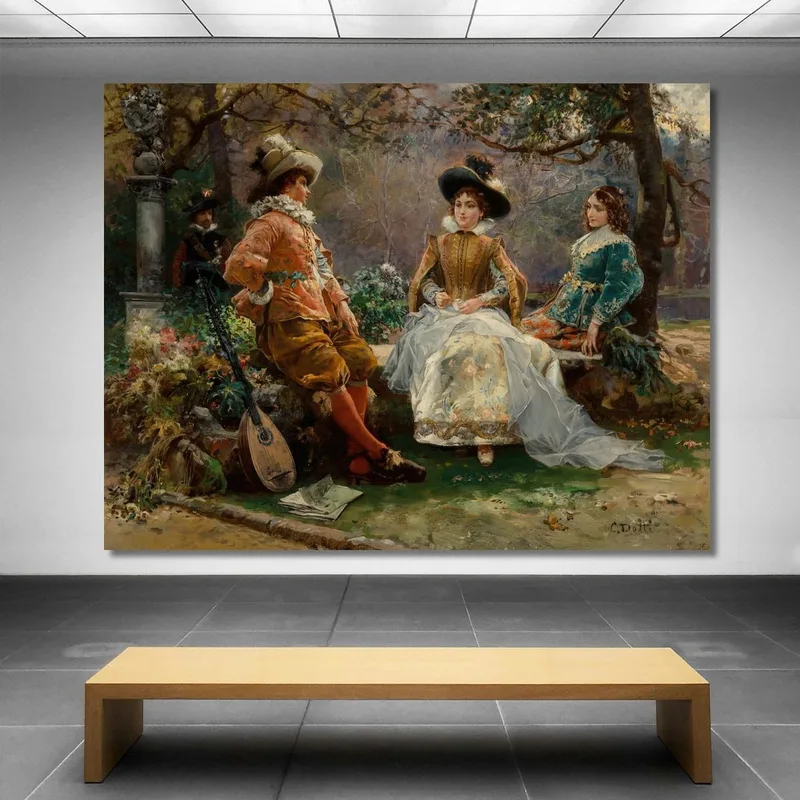 Música En El Jardín Cesare Auguste Detti