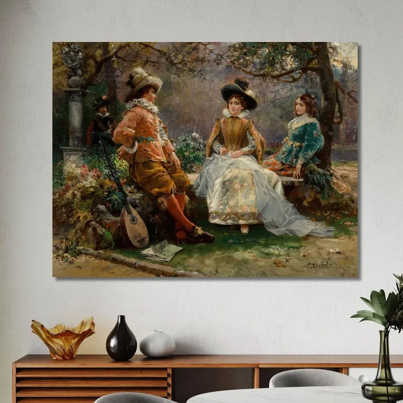 Música En El Jardín Cesare Auguste Detti