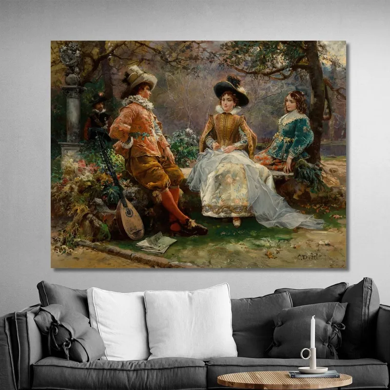 Música En El Jardín Cesare Auguste Detti