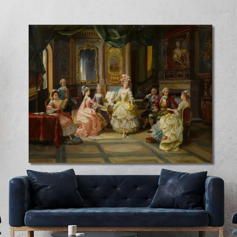 Music In The Parlor Cesare Auguste Detti