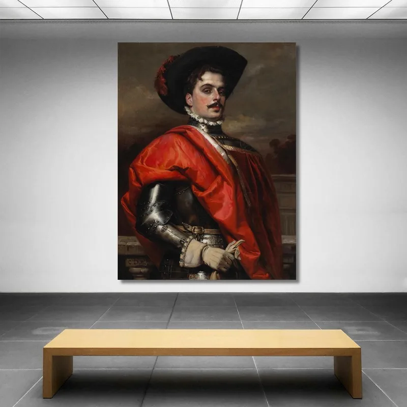 The Proud Cavalier Cesare Auguste Detti