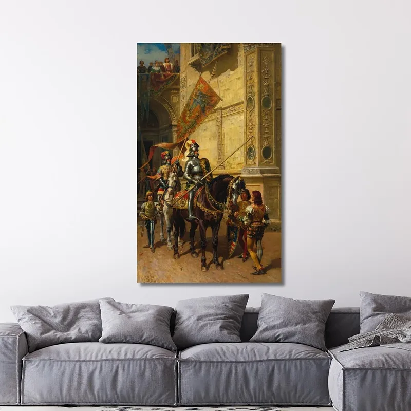 To The Joust Cesare Auguste Detti