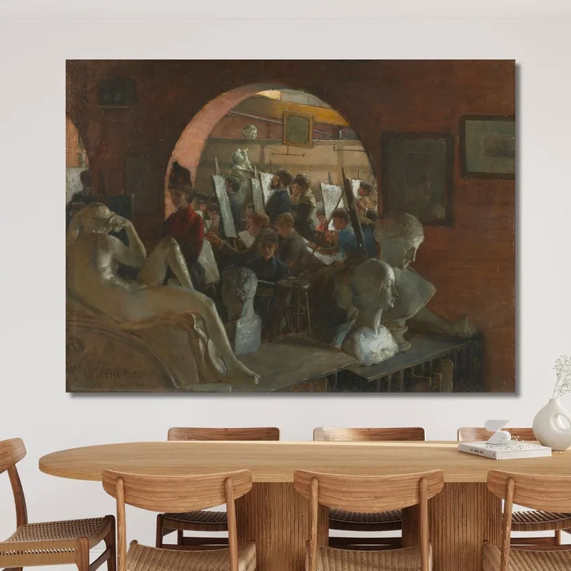 Un Nicho En La Liga De Estudiantes De Arte Charles Courtney Curran