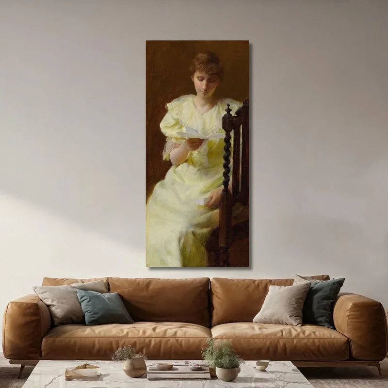 Signora In Giallo Charles Courtney Curran