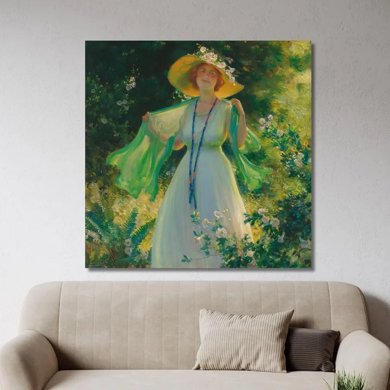 Sentiero Dei Fiori Charles Courtney Curran