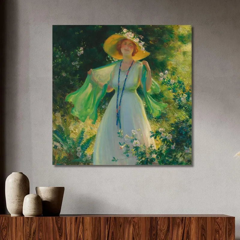 Sentiero Dei Fiori Charles Courtney Curran