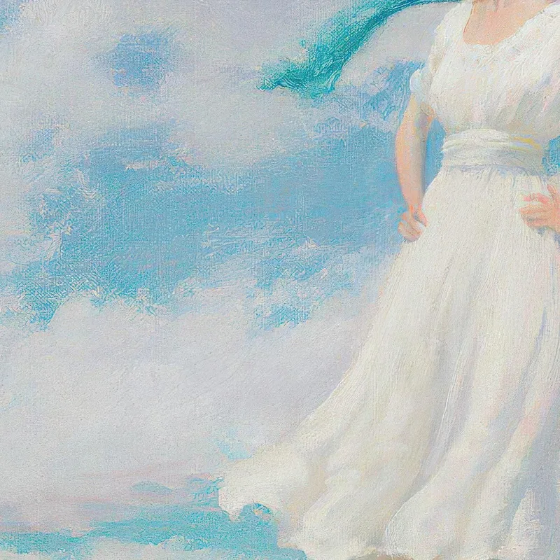 Cielo Soleado En La Cima Charles Courtney Curran