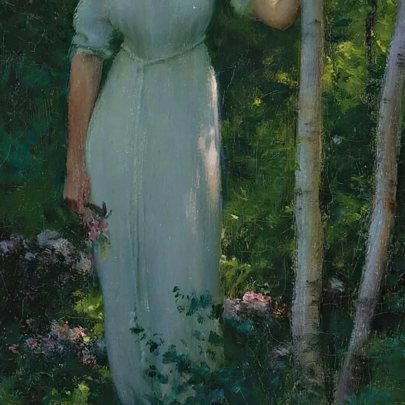 Il Limite Del Bosco Charles Courtney Curran