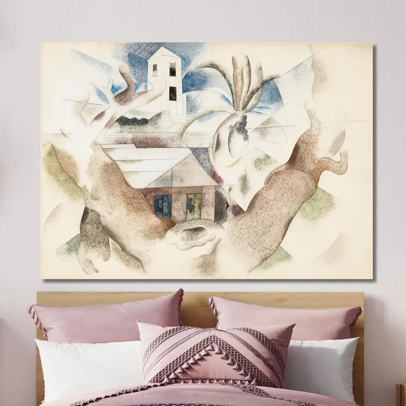 Bermuda Nr. 1 Baum Und Haus Charles Demuth