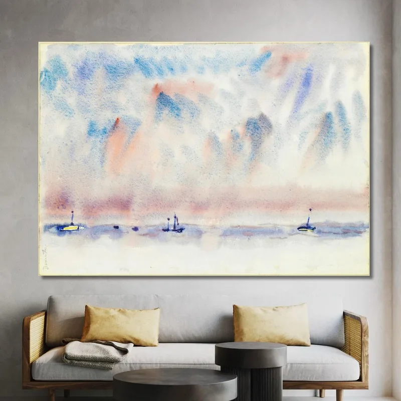 Cielo E Mare Delle Bermuda Con Barche Charles Demuth