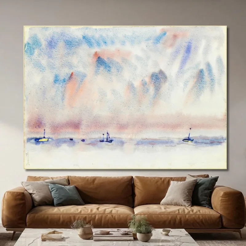 Cielo E Mare Delle Bermuda Con Barche Charles Demuth