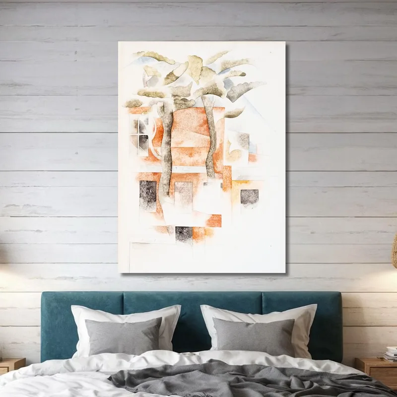 Bermuda Häuser Durch Bäume Gesehen Charles Demuth