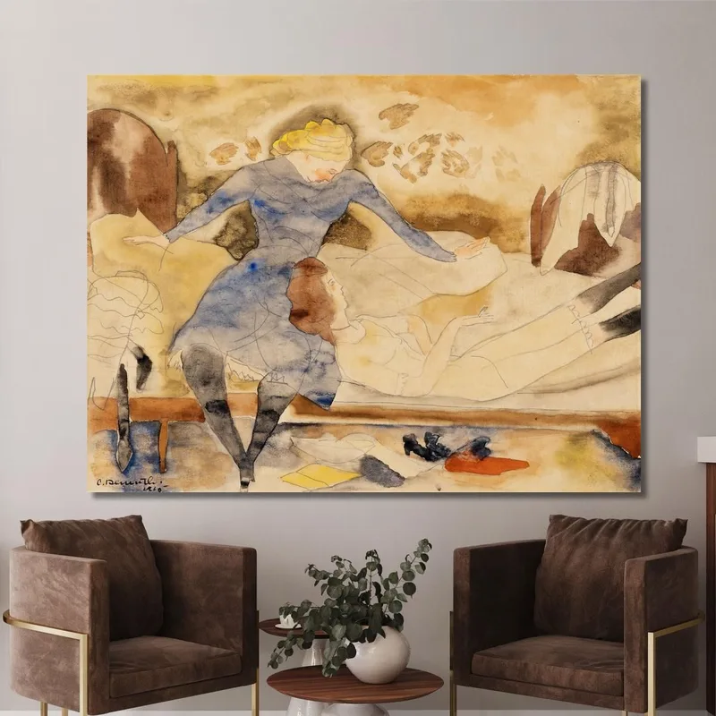 Nana Va A Trovare La Sua Amica Satin Charles Demuth