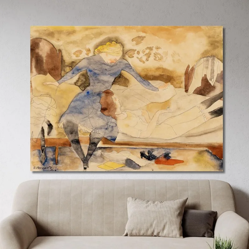 Nana Va A Trovare La Sua Amica Satin Charles Demuth