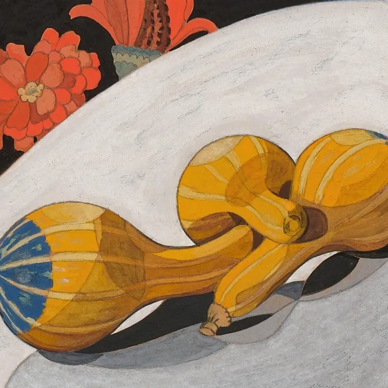 Kürbis Und Zinnien Charles Demuth