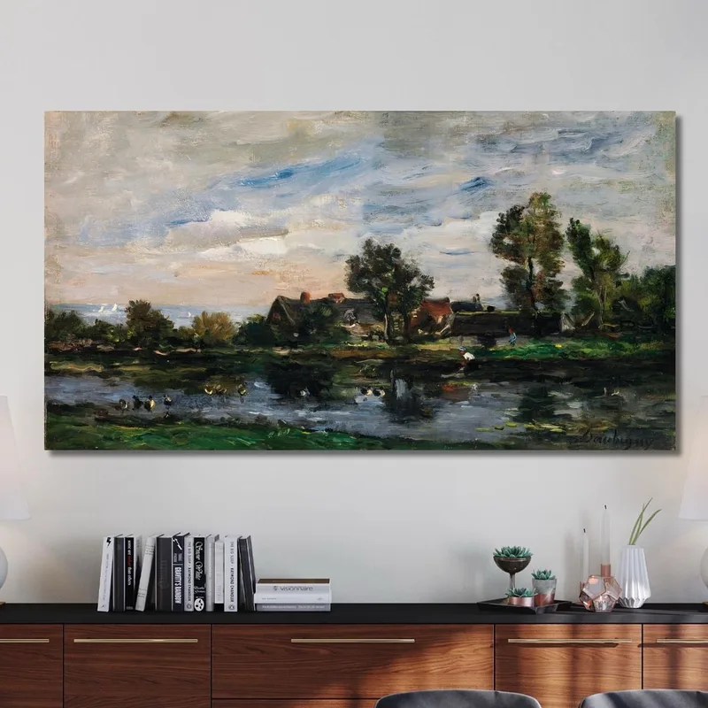 Un Paisaje Charles François Daubigny