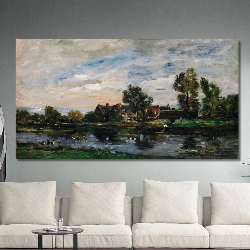 Un Paisaje Charles François Daubigny