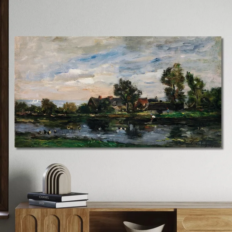 Un Paisaje Charles François Daubigny