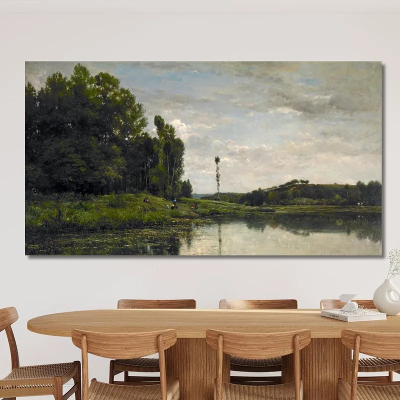 Banks Of The Oise At Auvers Charles François Daubigny