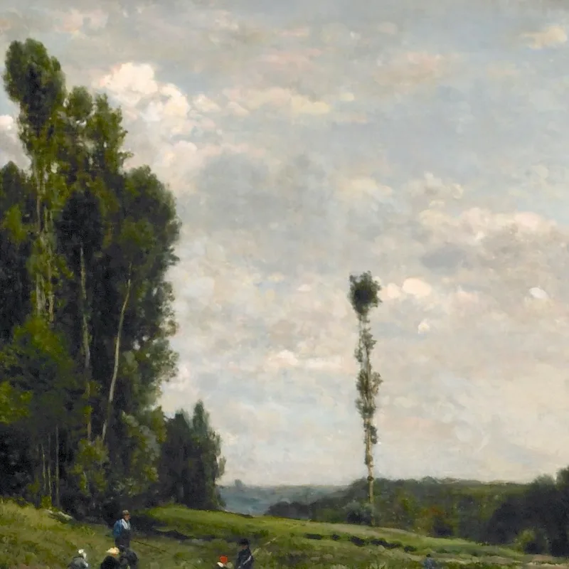 Banks Of The Oise At Auvers Charles François Daubigny
