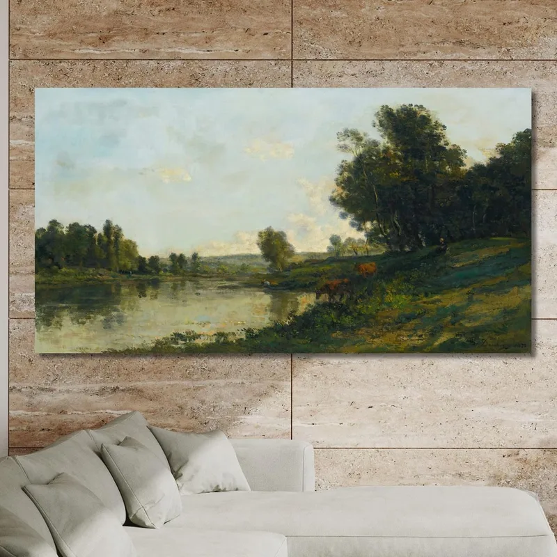 Ufer Der Oise Charles François Daubigny