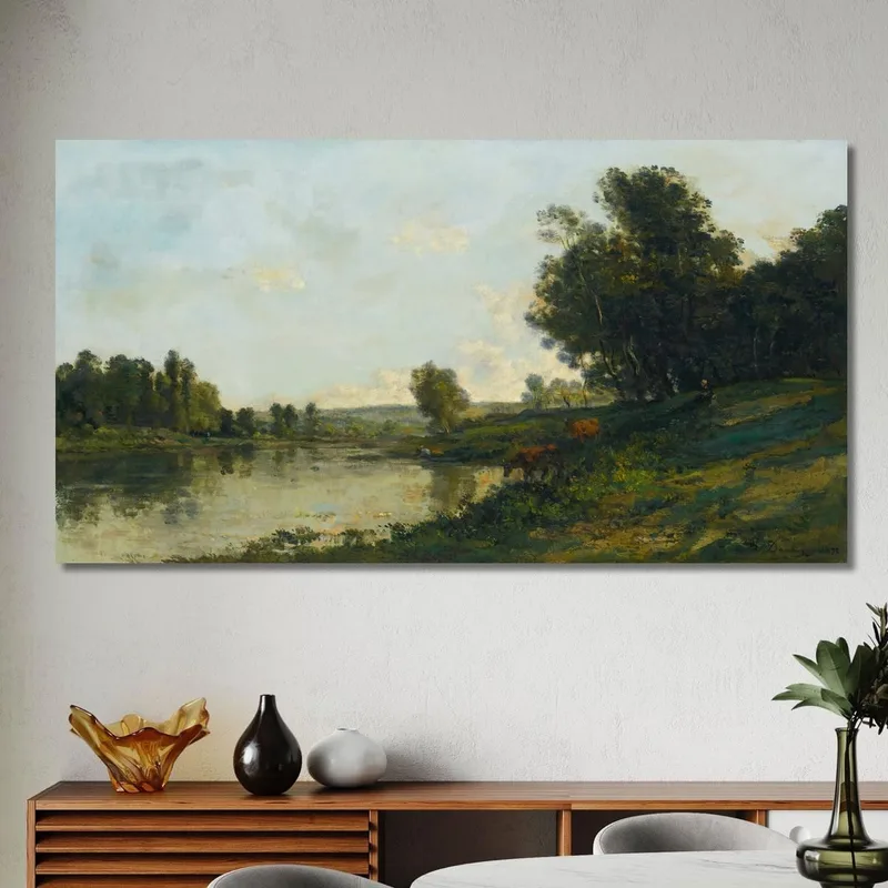 Ufer Der Oise Charles François Daubigny