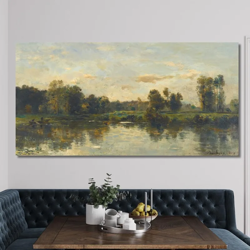 Sponde Del Fiume Charles François Daubigny
