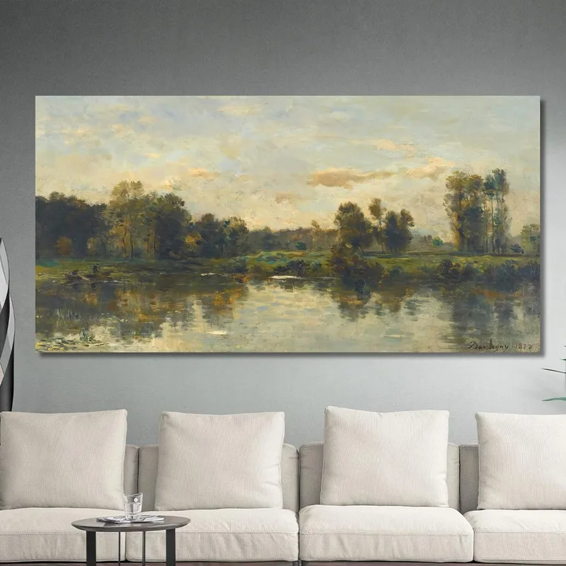 Sponde Del Fiume Charles François Daubigny