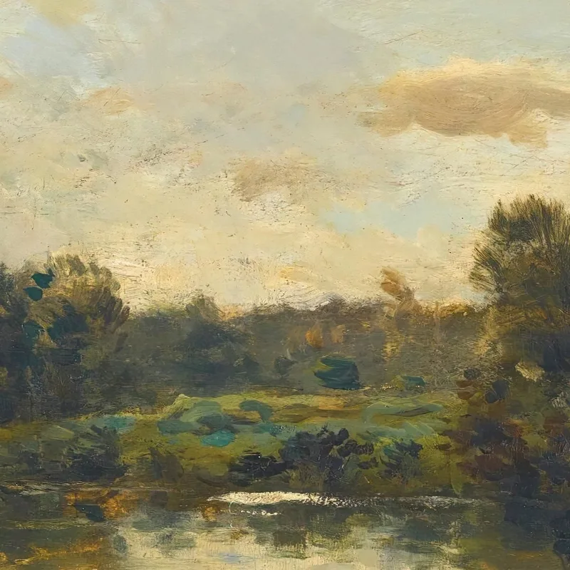 Sponde Del Fiume Charles François Daubigny